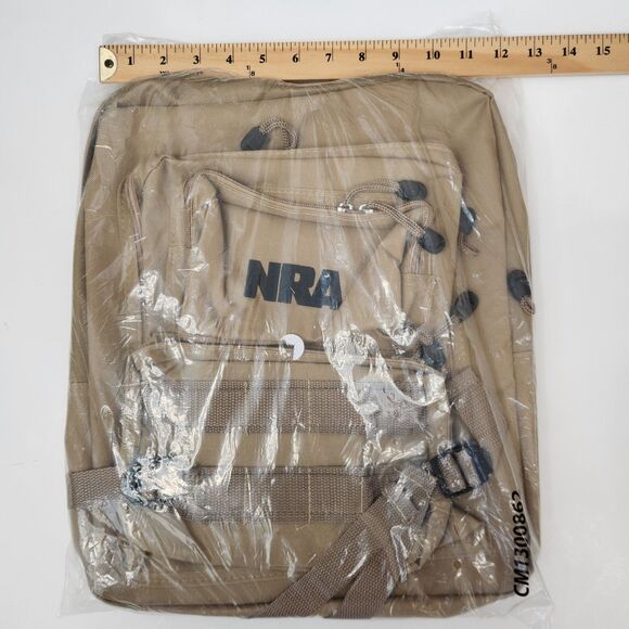 NEW NRA Multipocket Adjustable Strap Backpack Bookbag - Picture 3 of 5